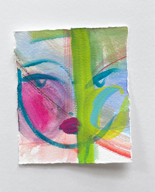 Colorful Petite Face IV