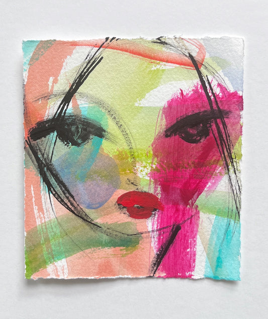 Colorful Petite Face III